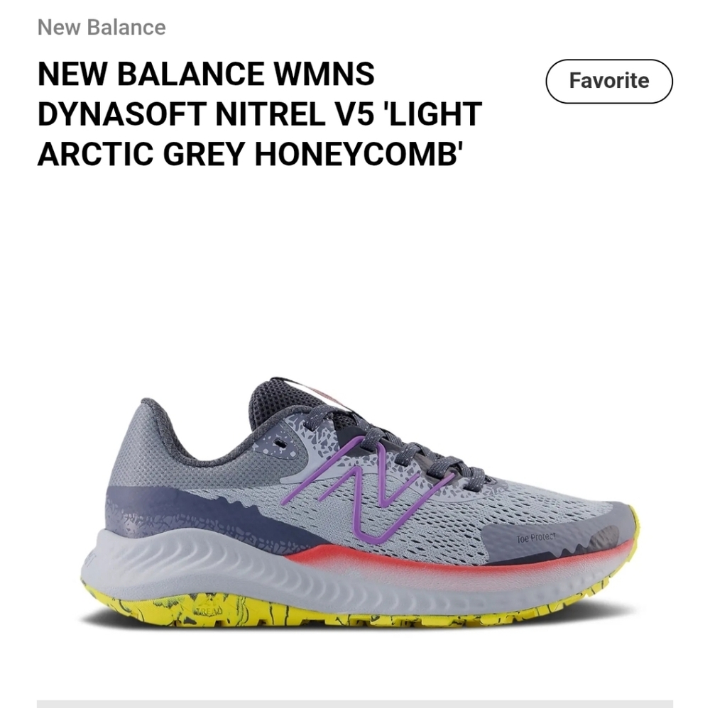 New Balance Women's Dynasoft Nitrel V5 Running Shoes Size 8.5